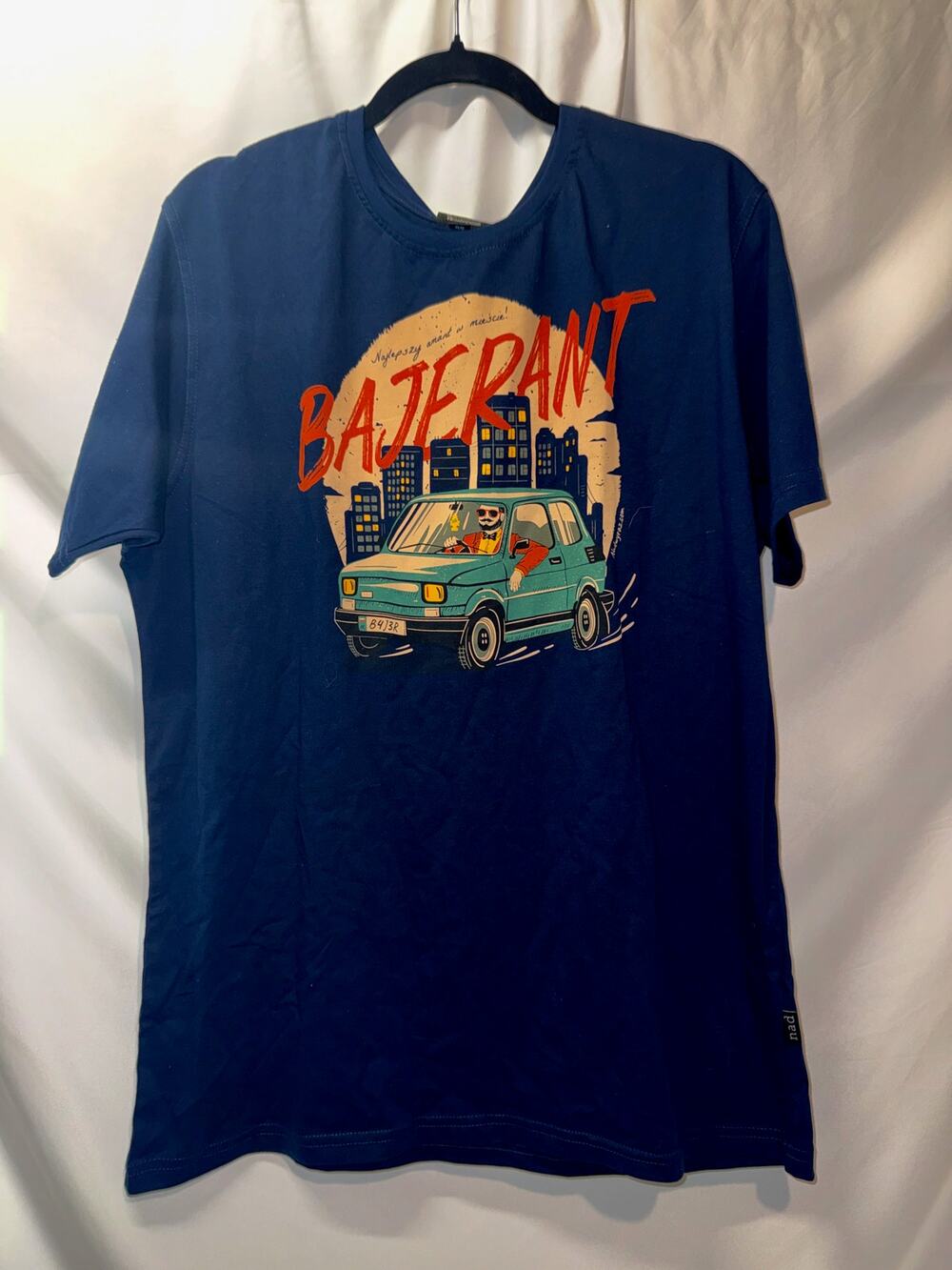 Nadwyraz Bajerant Mens XL T Shirt Fiat 126p Polish Graphic Tee NWT Poland